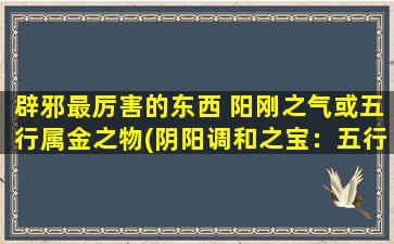 辟邪最厉害的东西 阳刚之气或五行属金之物(阴阳调和之宝：五行属金的辟邪利器！)